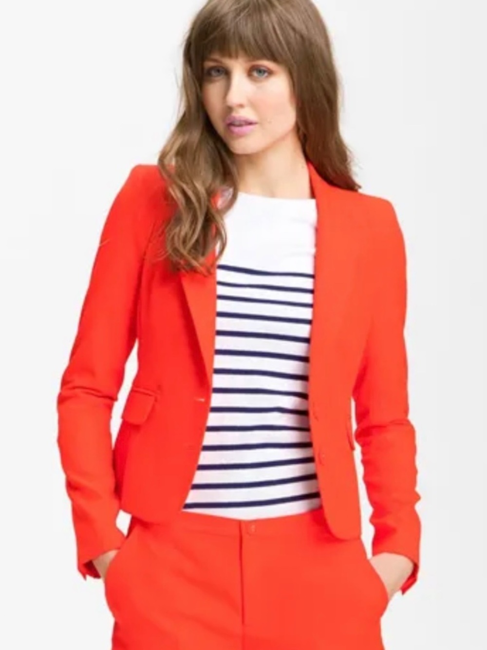 NWT! Rare! Vintage Juicy Couture Ultra Orange Neon Blazer size Small